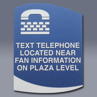 Text Telephone Sign