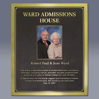 Admissions House Plaque