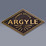 Argyle Nameplate