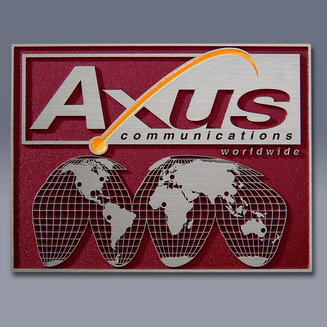Axus Square Plate Nameplate