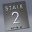 Stair 2  Braille Sign