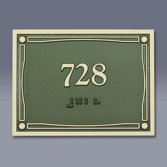 728 Room Sign