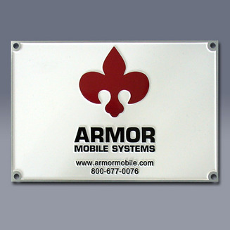 Armor Mobile Systems Nameplate